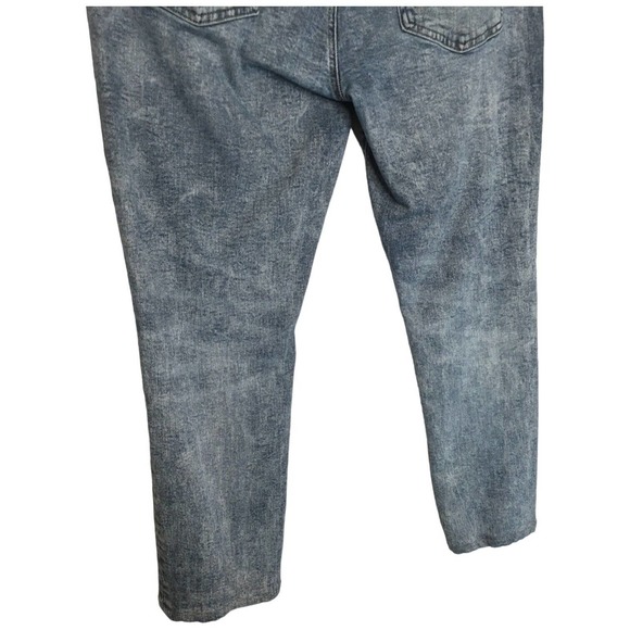 American Eagle Mens Size 38 Flex Slim Taper Distressed Stone Wash Denim Blue - Picture 7 of 14